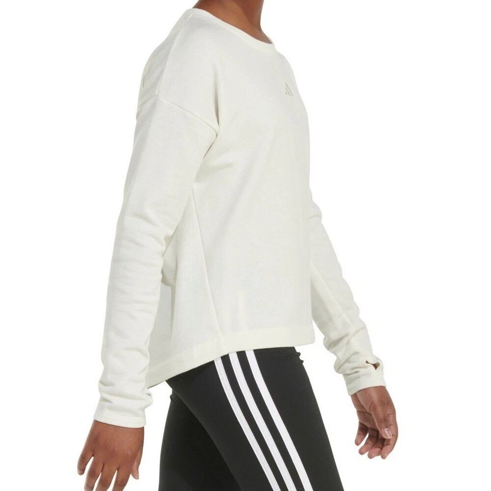NWT Adidas Girls' Embroidered Training Lightweight Long Sleeve Pullover - Picture 4 of 6
